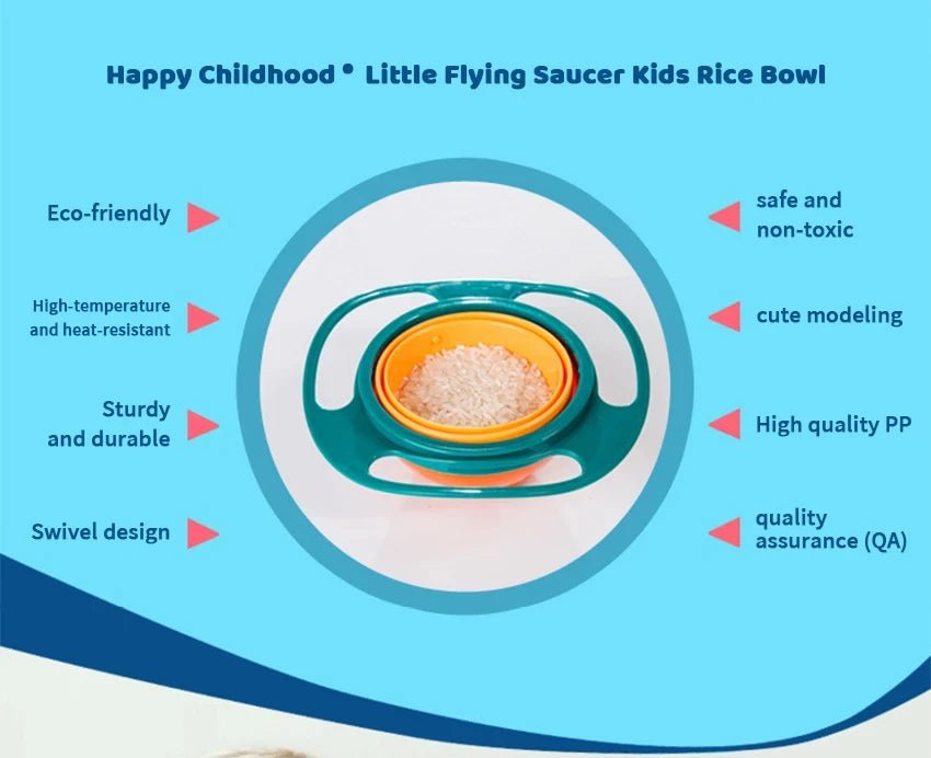 360° Spill - Proof Baby Bowl - OctoCare
