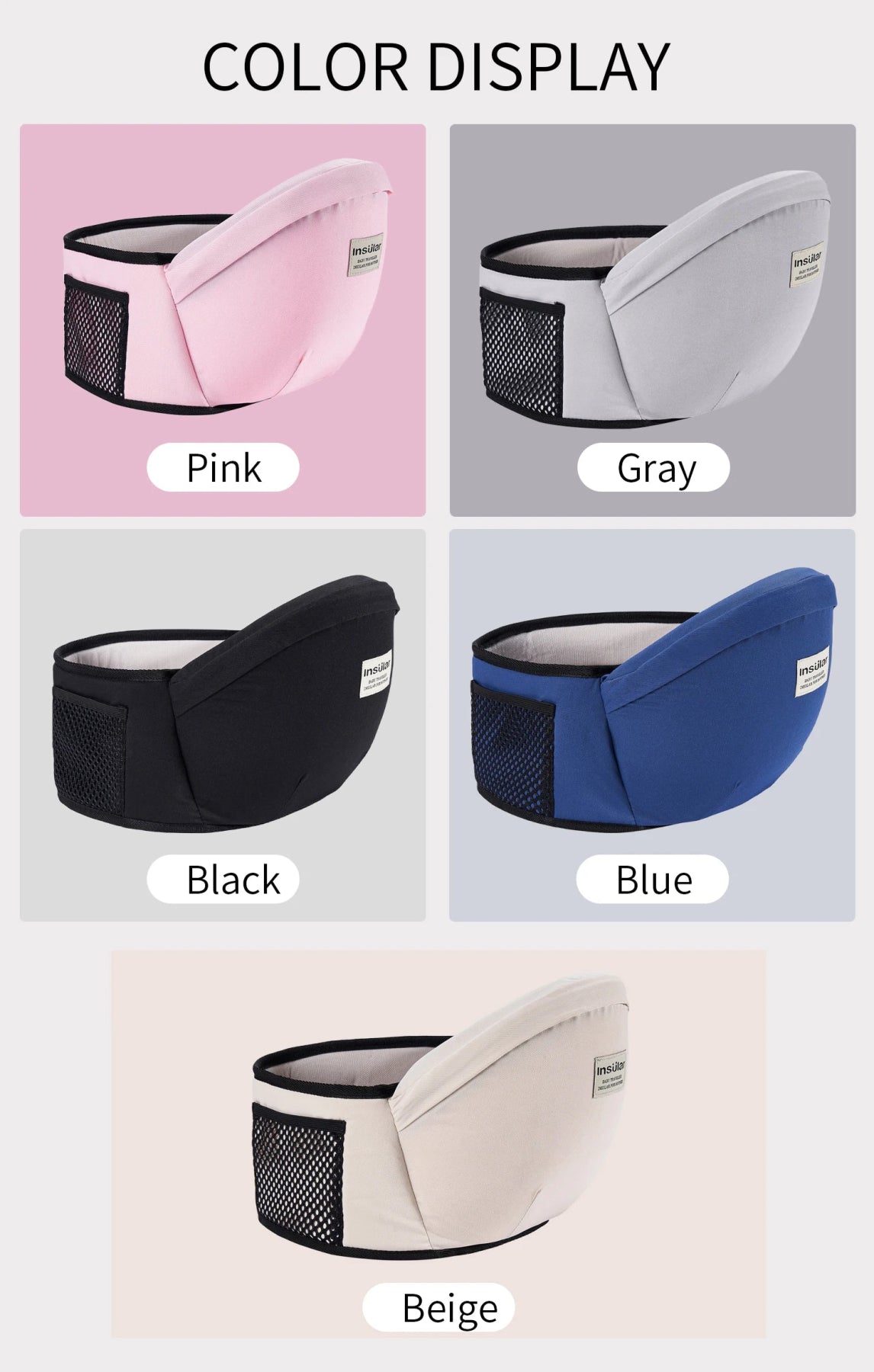 Adjustable Baby Hip Seat - OctoCare