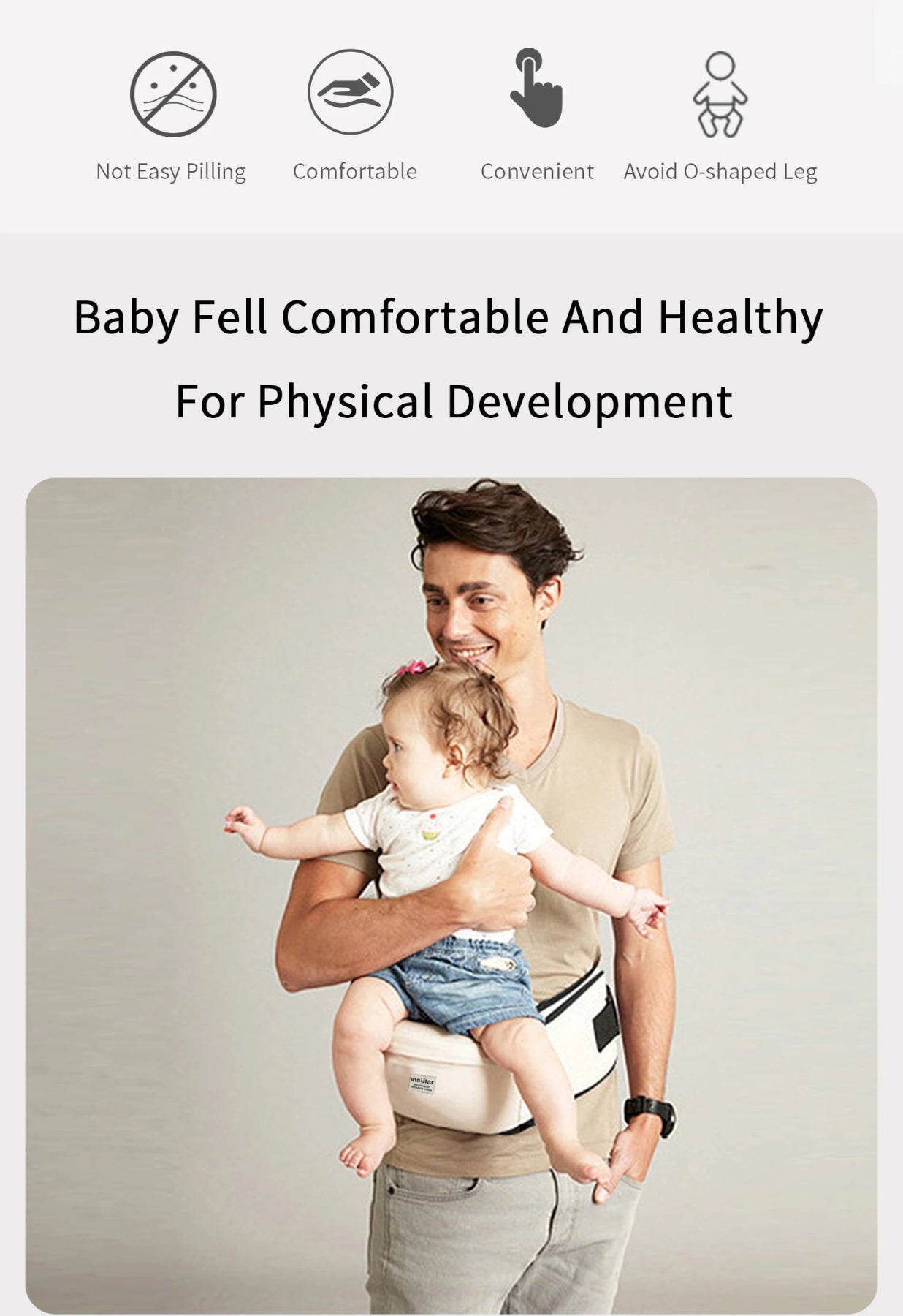 Adjustable Baby Hip Seat - OctoCare