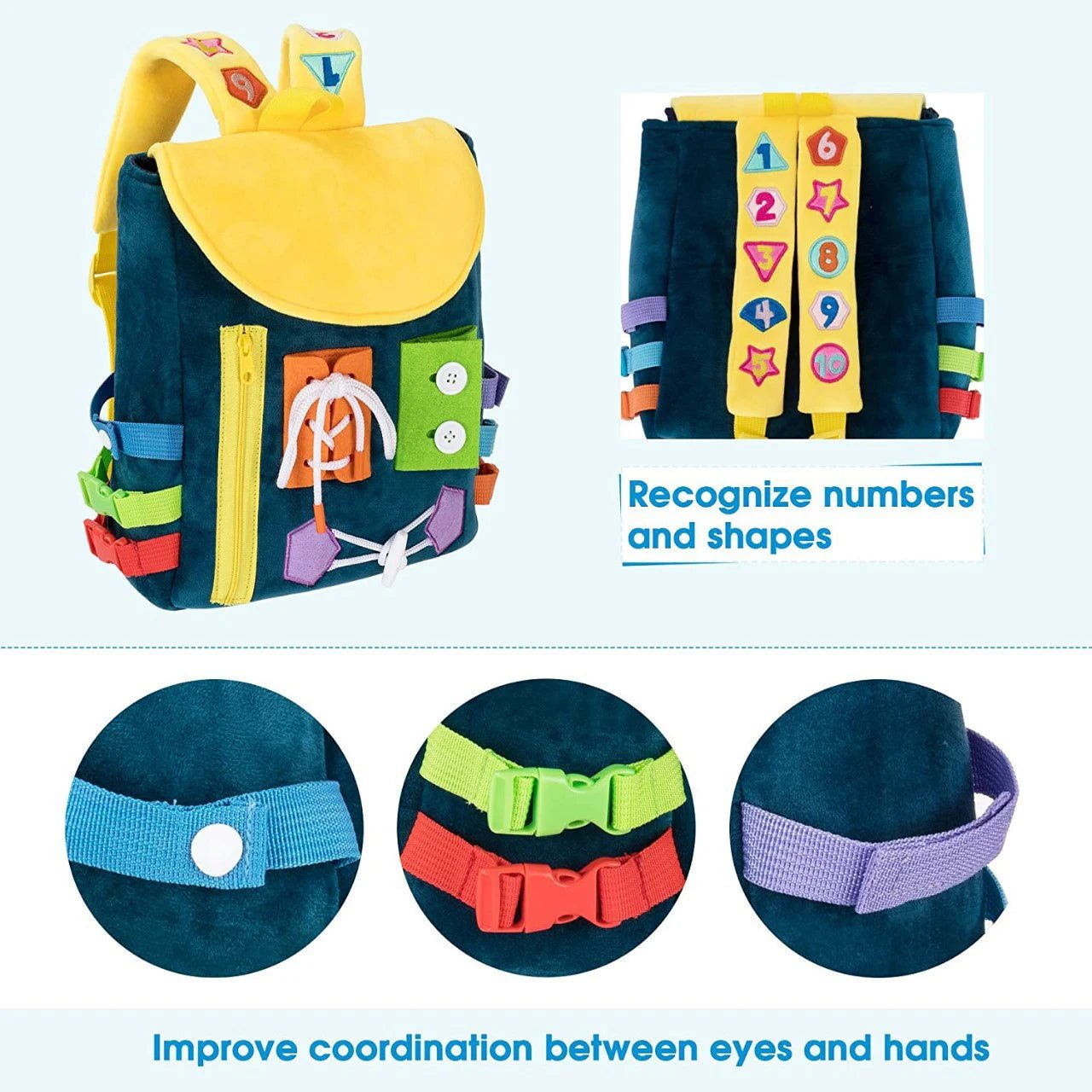 Montessori Baby Busy Backpack - OctoCare
