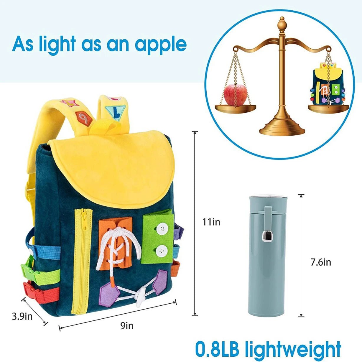 Montessori Baby Busy Backpack - OctoCare
