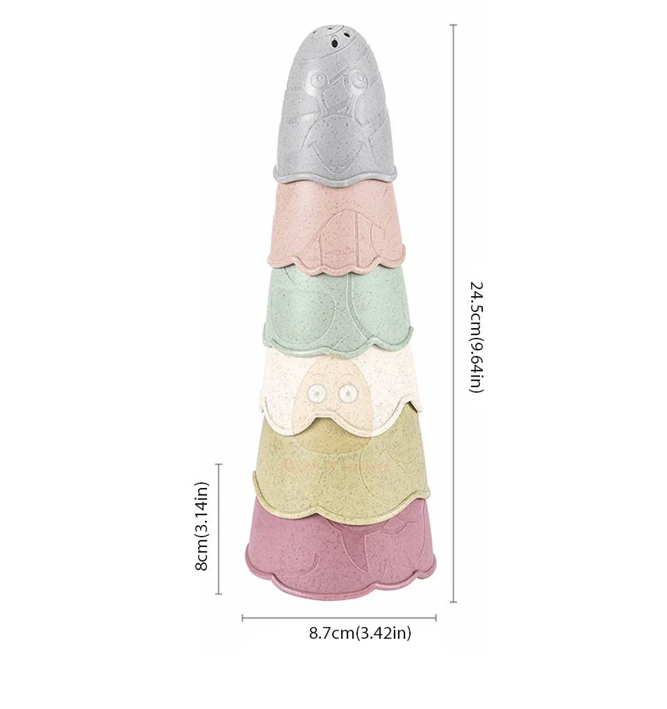 Montessori Baby Stacking Cups - OctoCare