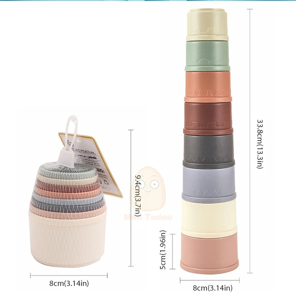 Montessori Baby Stacking Cups - OctoCare