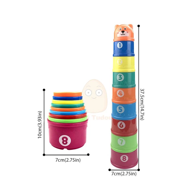 Montessori Baby Stacking Cups - OctoCare