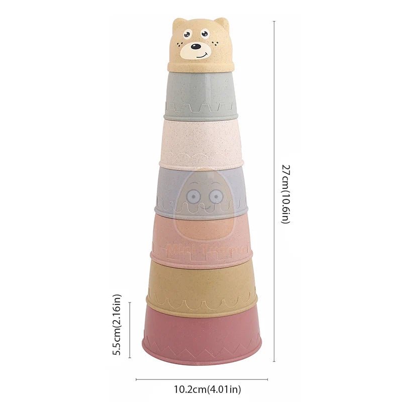 Montessori Baby Stacking Cups - OctoCare