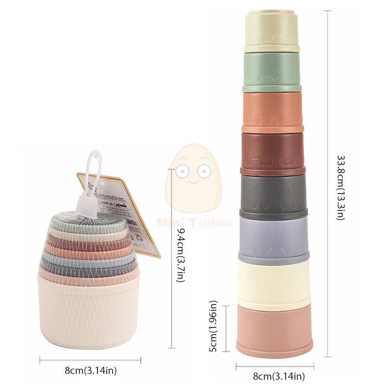 Montessori Baby Stacking Cups - OctoCare