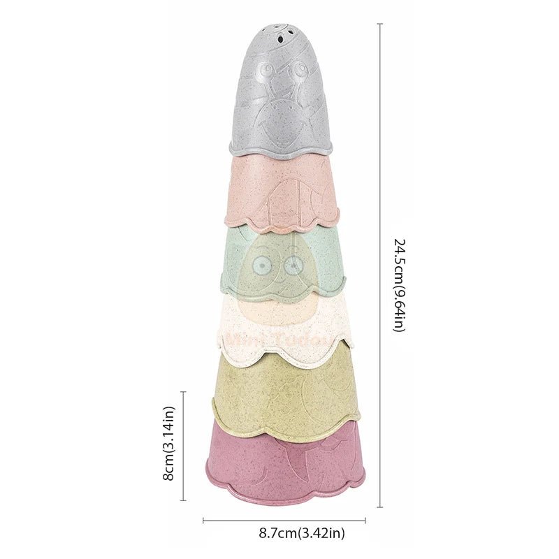 Montessori Baby Stacking Cups - OctoCare