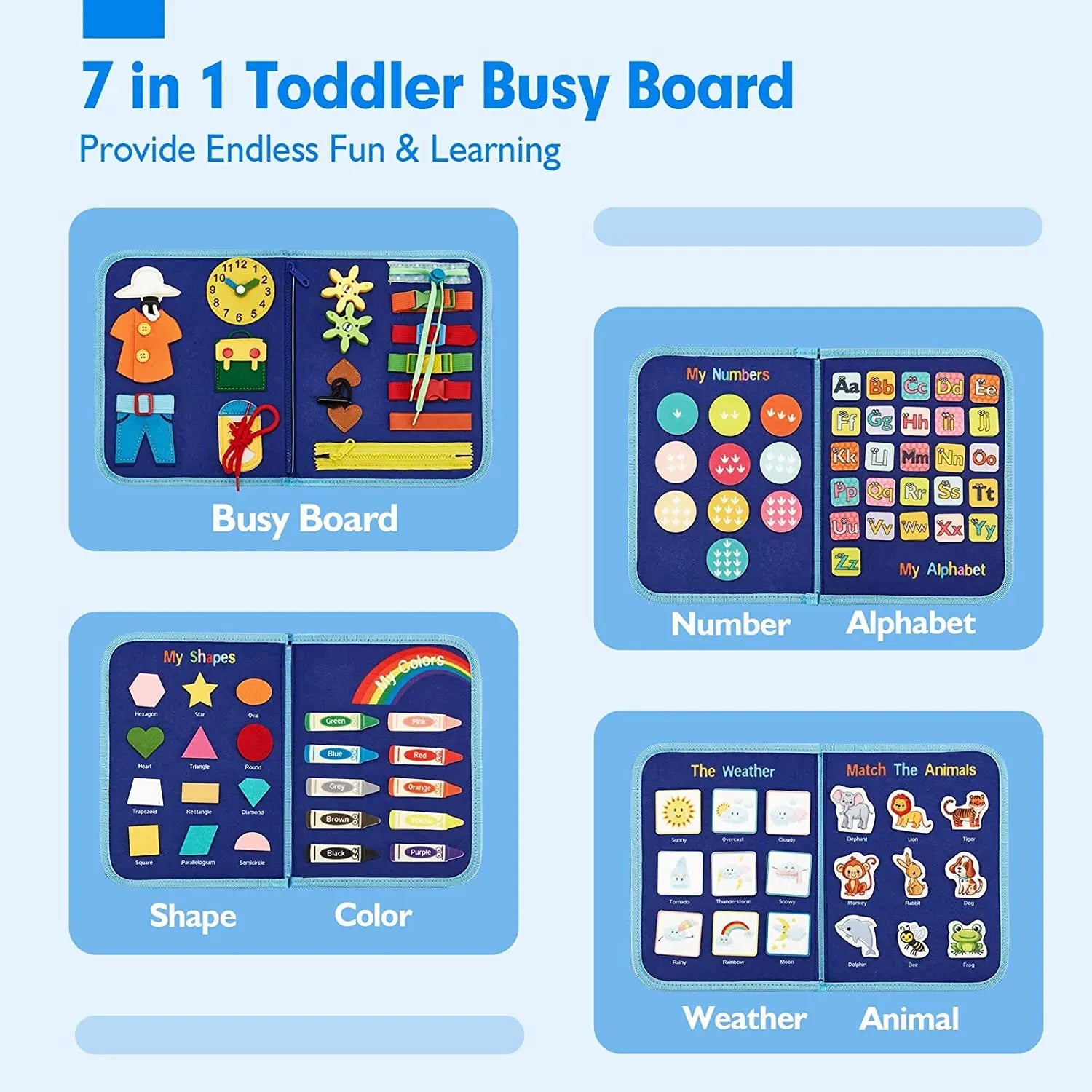 Montessori Busy Board - OctoCare