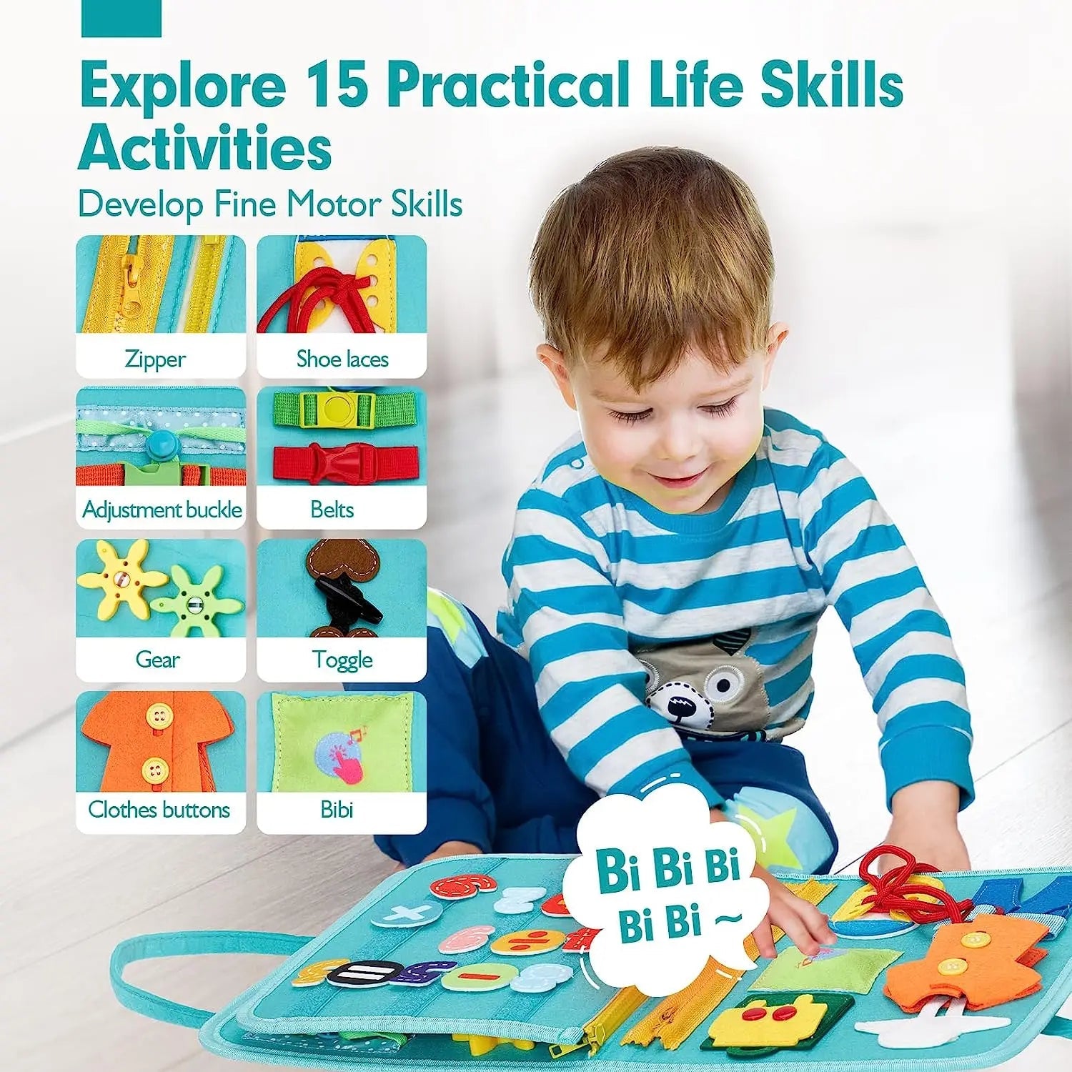 Montessori Busy Board - OctoCare
