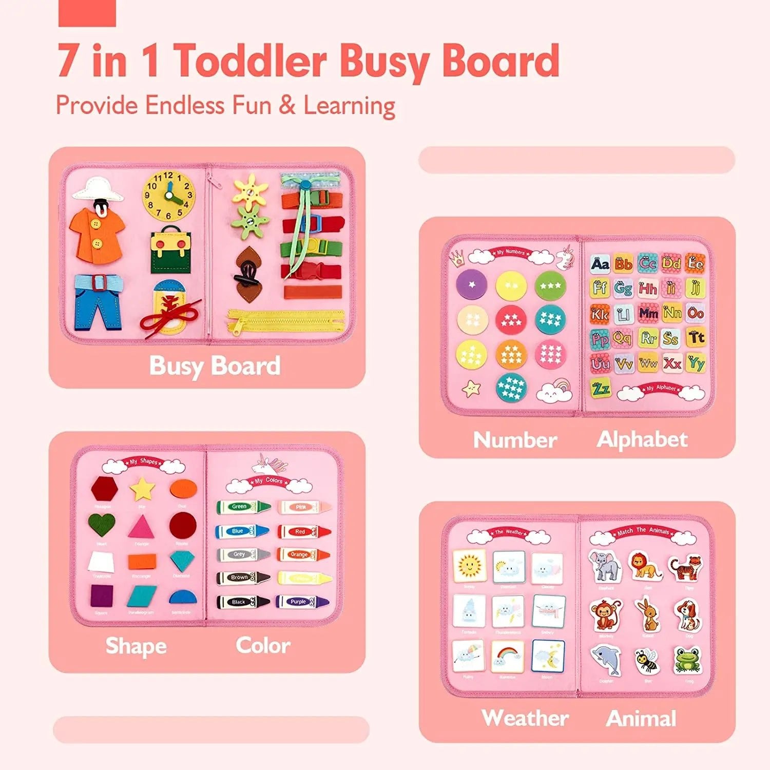 Montessori Busy Board - OctoCare