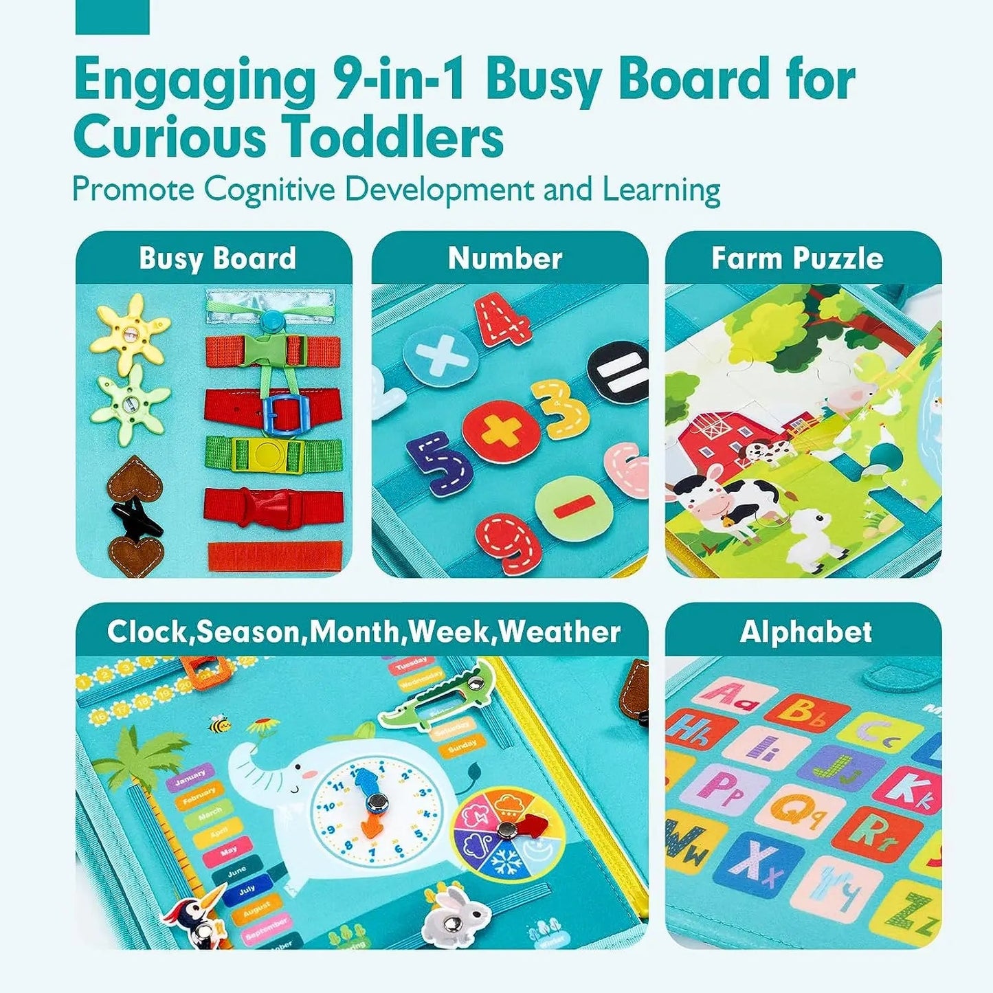 Montessori Busy Board - OctoCare