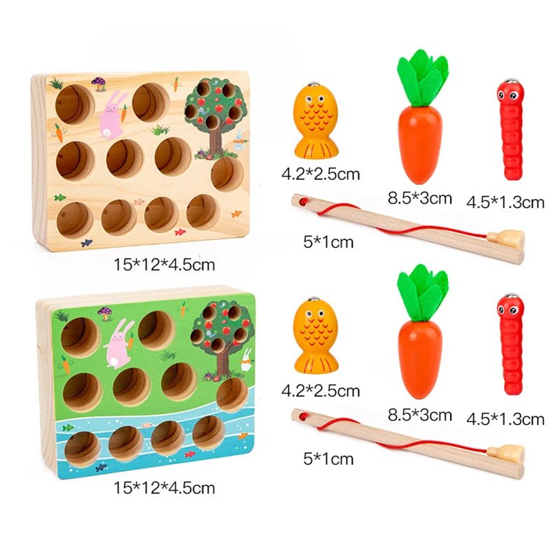 Montessori Carrot Harvest Toy - OctoCare