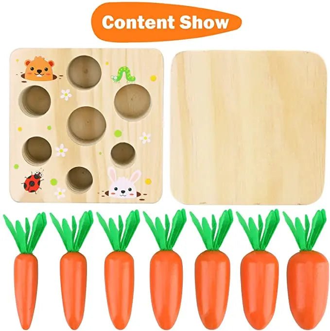 Montessori Carrot Harvest Toy - OctoCare