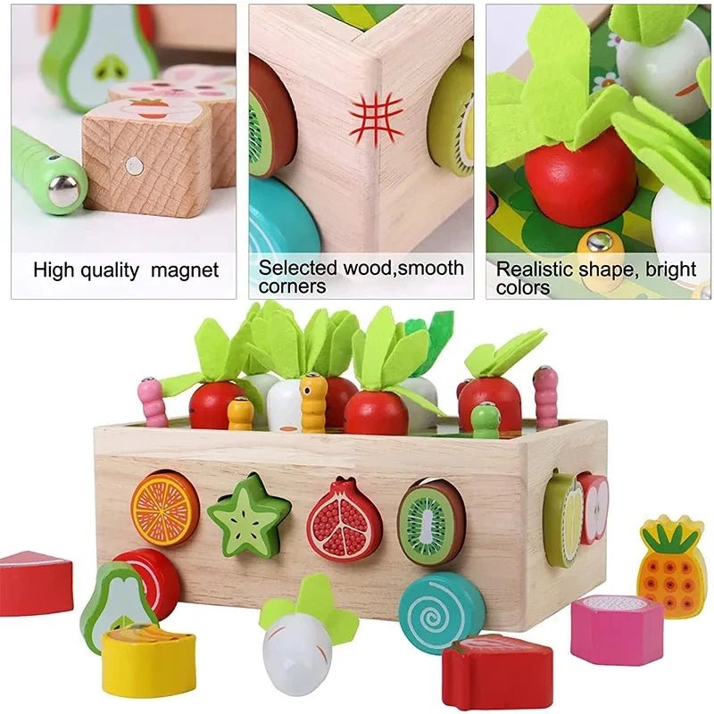 Montessori Carrot Harvest Toy - OctoCare