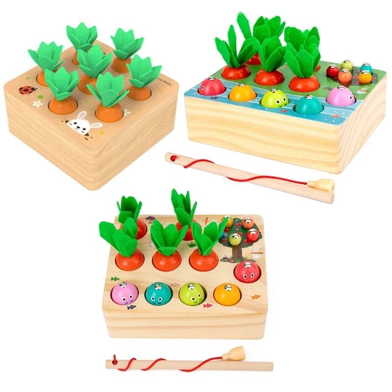 Montessori Carrot Harvest Toy - OctoCare