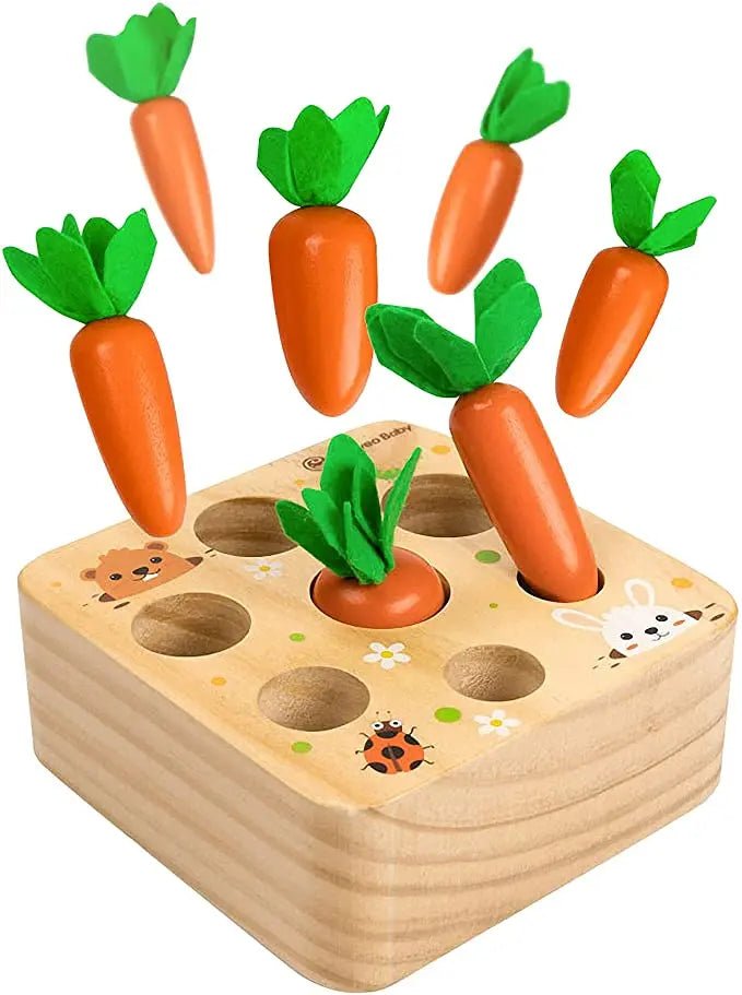 Montessori Carrot Harvest Toy - OctoCare