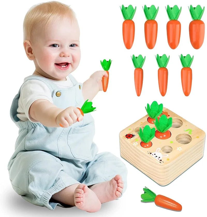 Montessori Carrot Harvest Toy - OctoCare