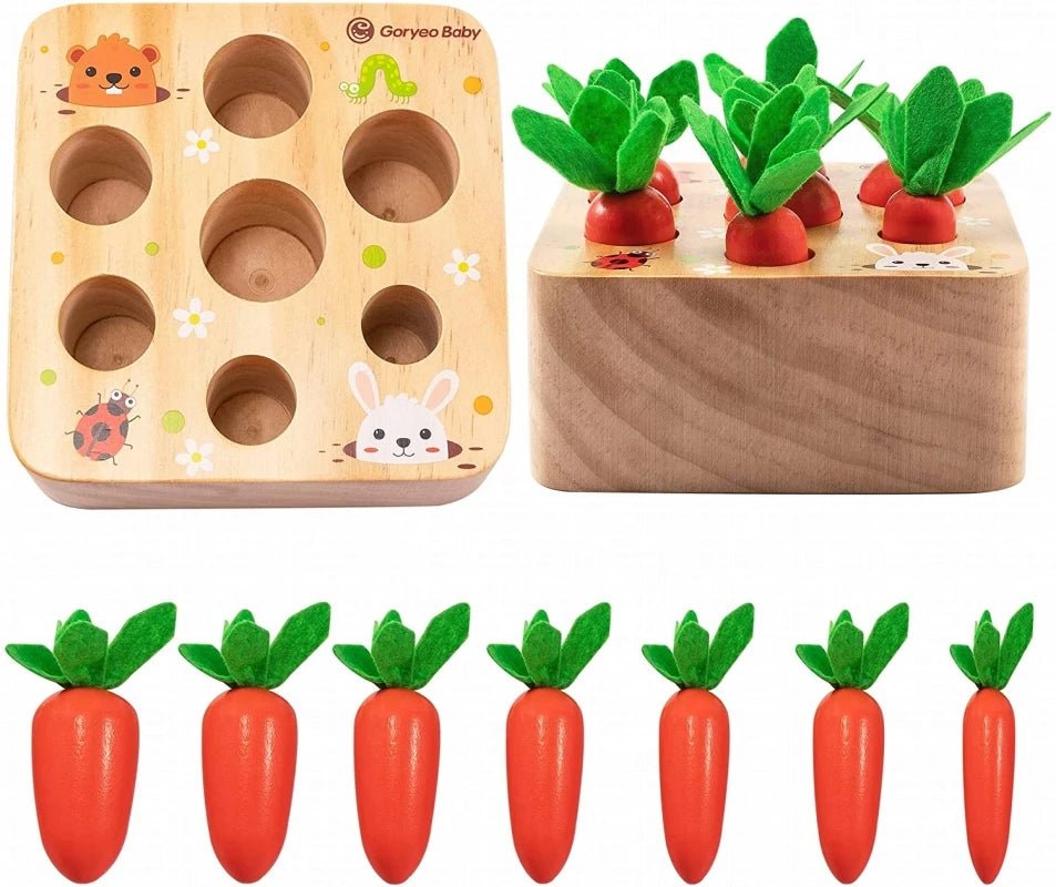 Montessori Carrot Harvest Toy - OctoCare