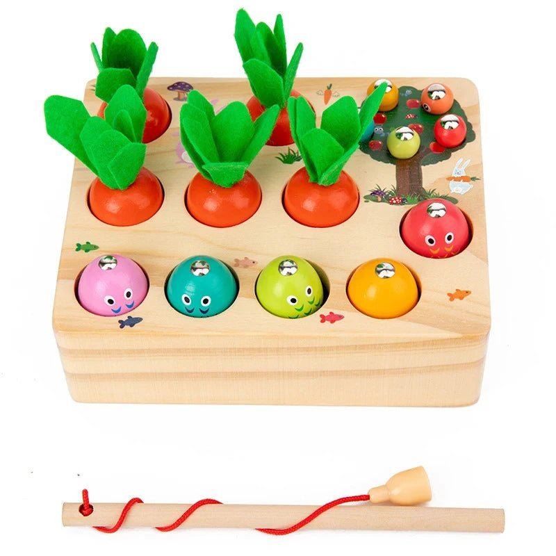 Montessori Carrot Harvest Toy - OctoCare