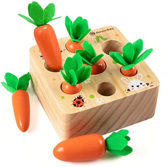 Montessori Carrot Harvest Toy - OctoCare