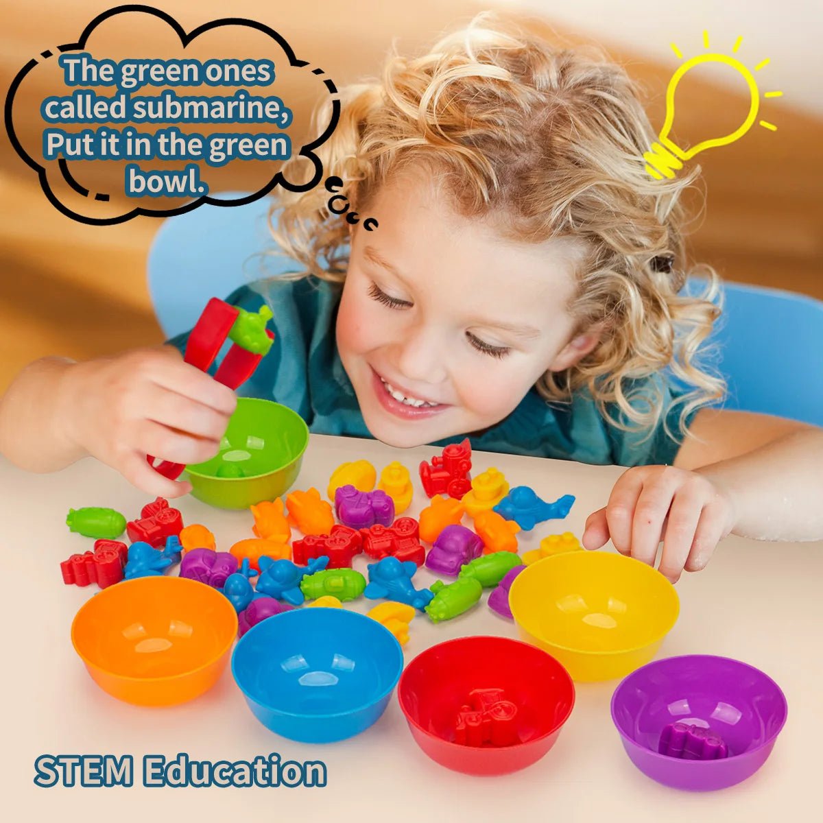 Montessori Counting Animal Sorting Toys - OctoCare