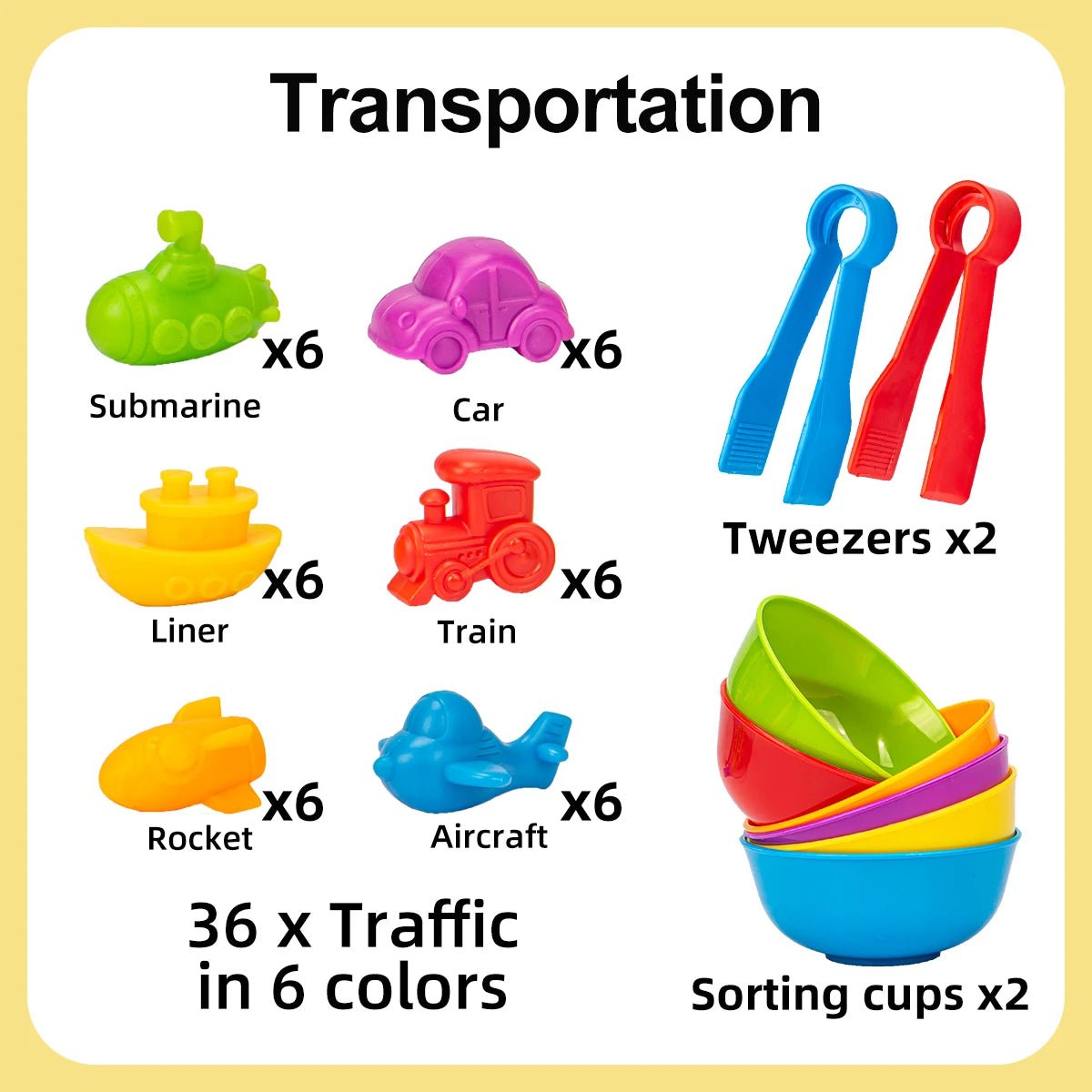 Montessori Counting Animal Sorting Toys - OctoCare