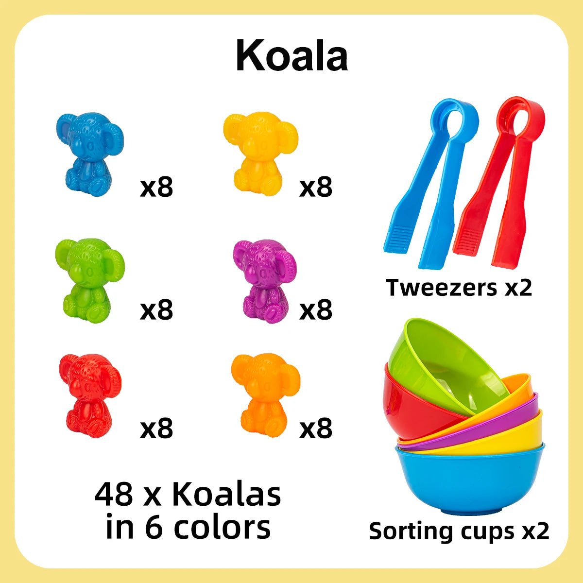Montessori Counting Animal Sorting Toys - OctoCare
