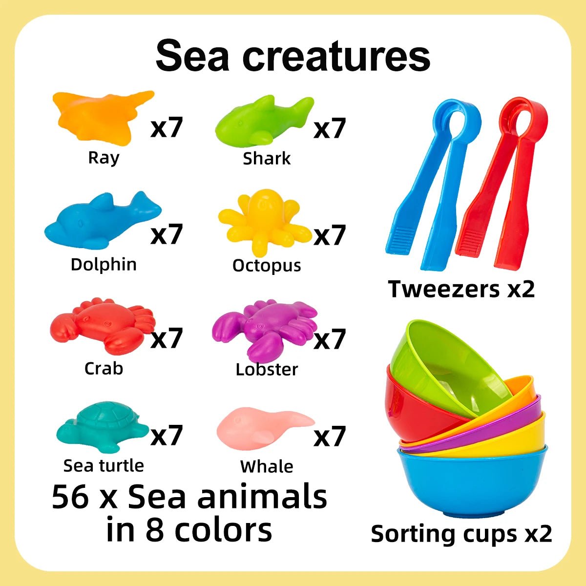 Montessori Counting Animal Sorting Toys - OctoCare