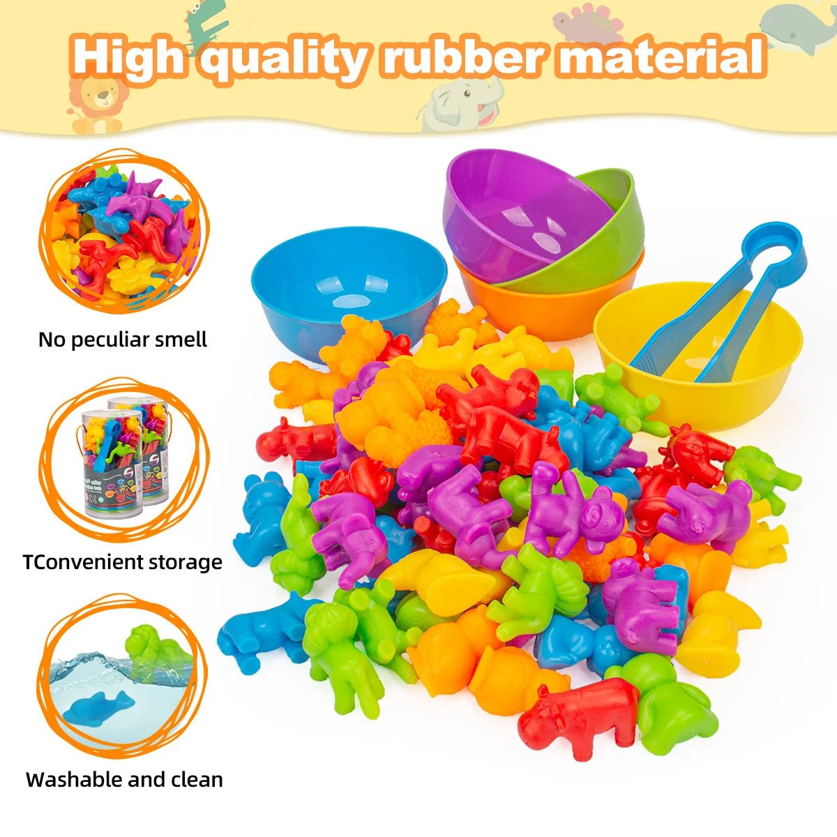 Montessori Counting Animal Sorting Toys - OctoCare