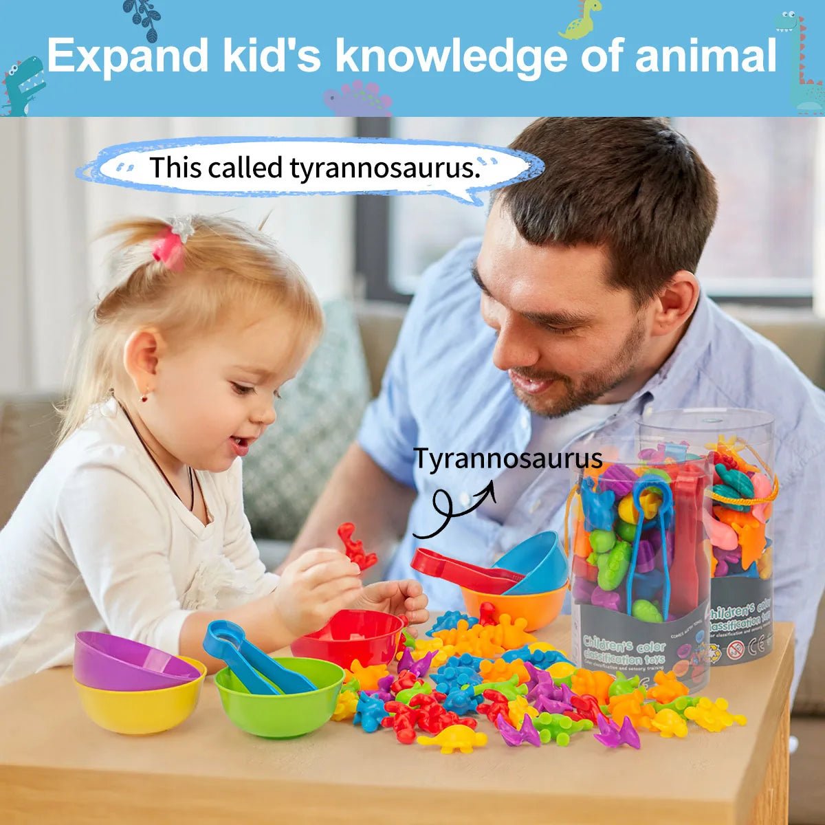 Montessori Counting Animal Sorting Toys - OctoCare