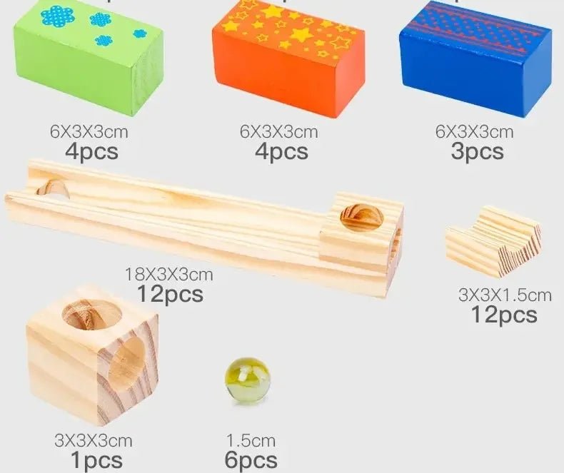 Montessori Marble Run Track - OctoCare