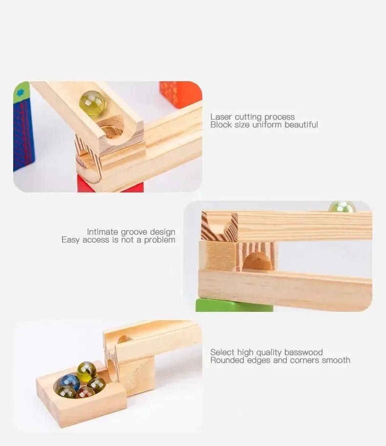 Montessori Marble Run Track - OctoCare