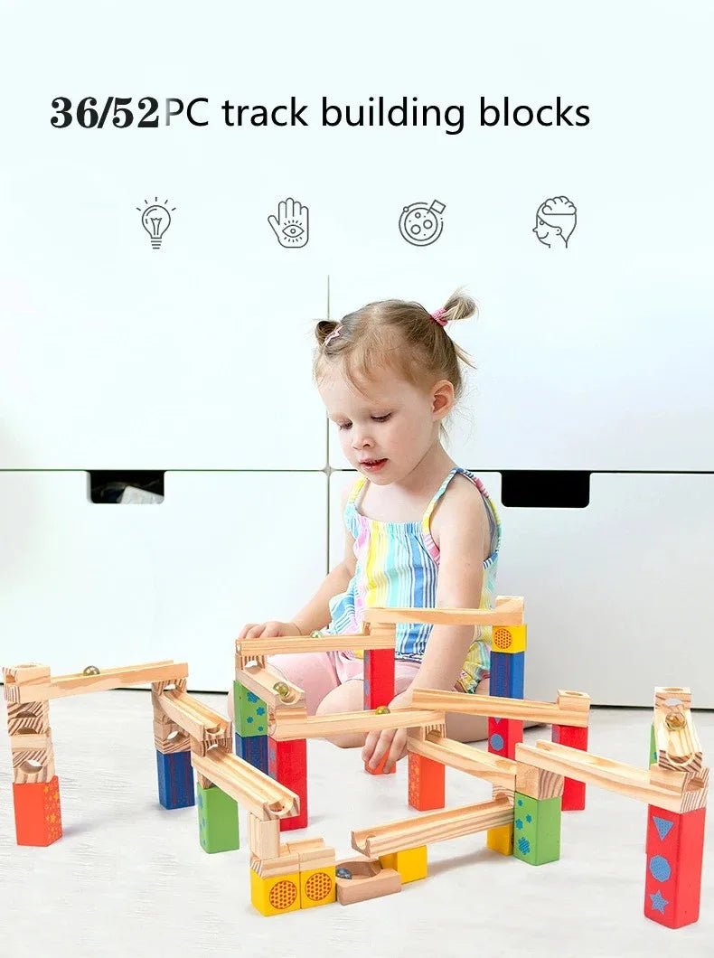 Montessori Marble Run Track - OctoCare