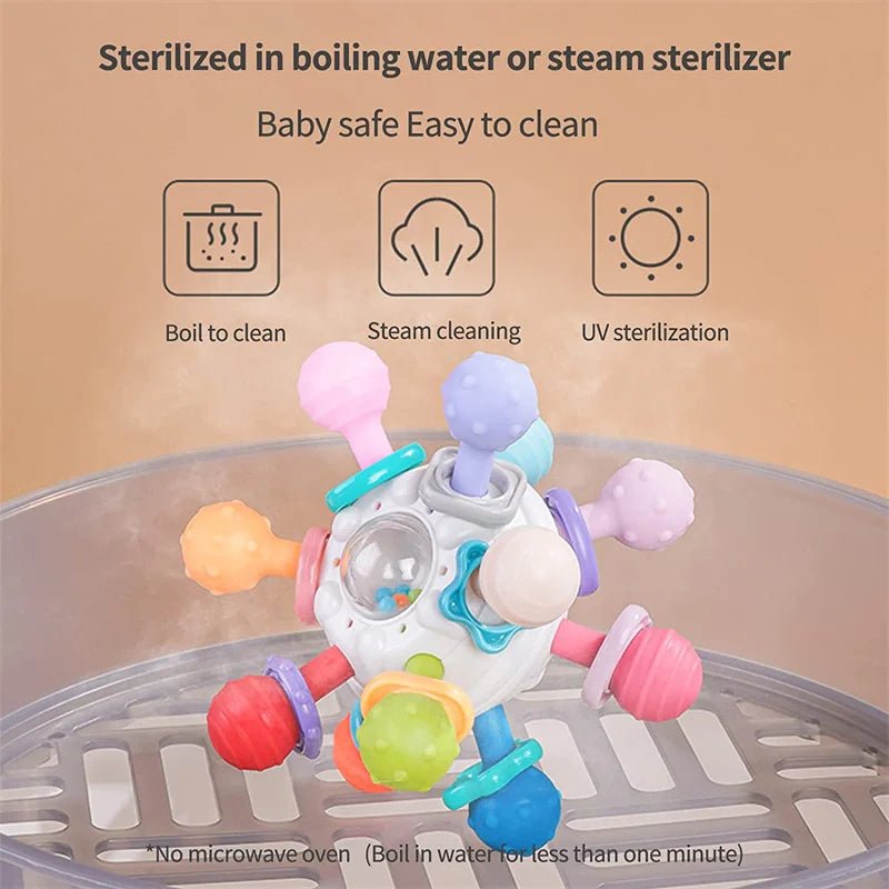 Montessori Silicone Pulling Toy - OctoCare
