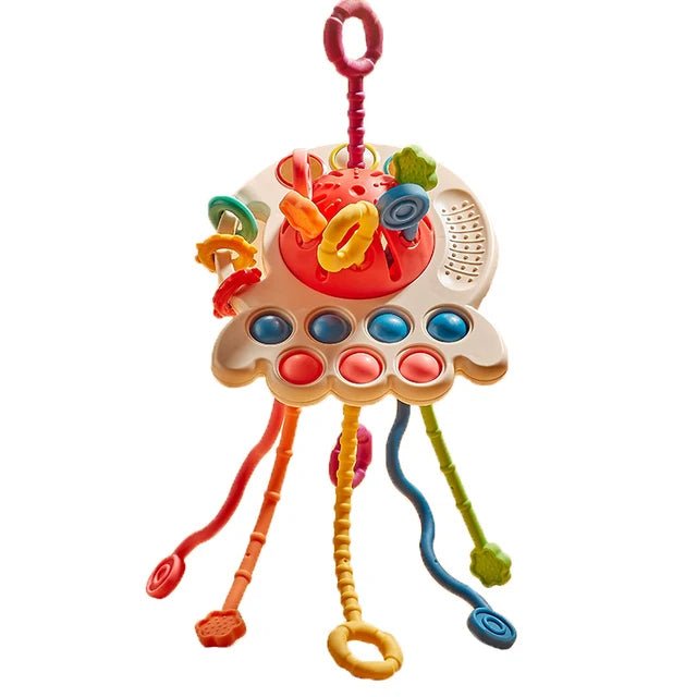 Montessori Silicone Pulling Toy - OctoCare