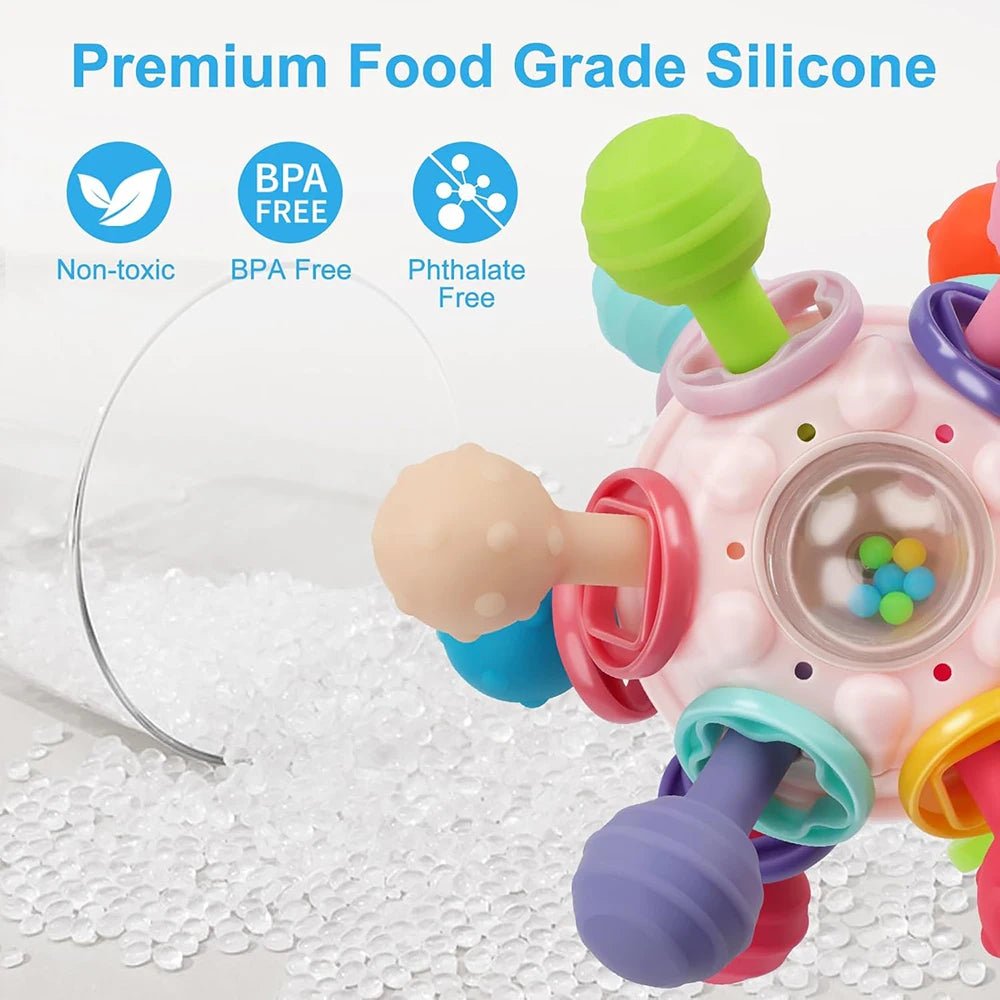 Montessori Silicone Pulling Toy - OctoCare
