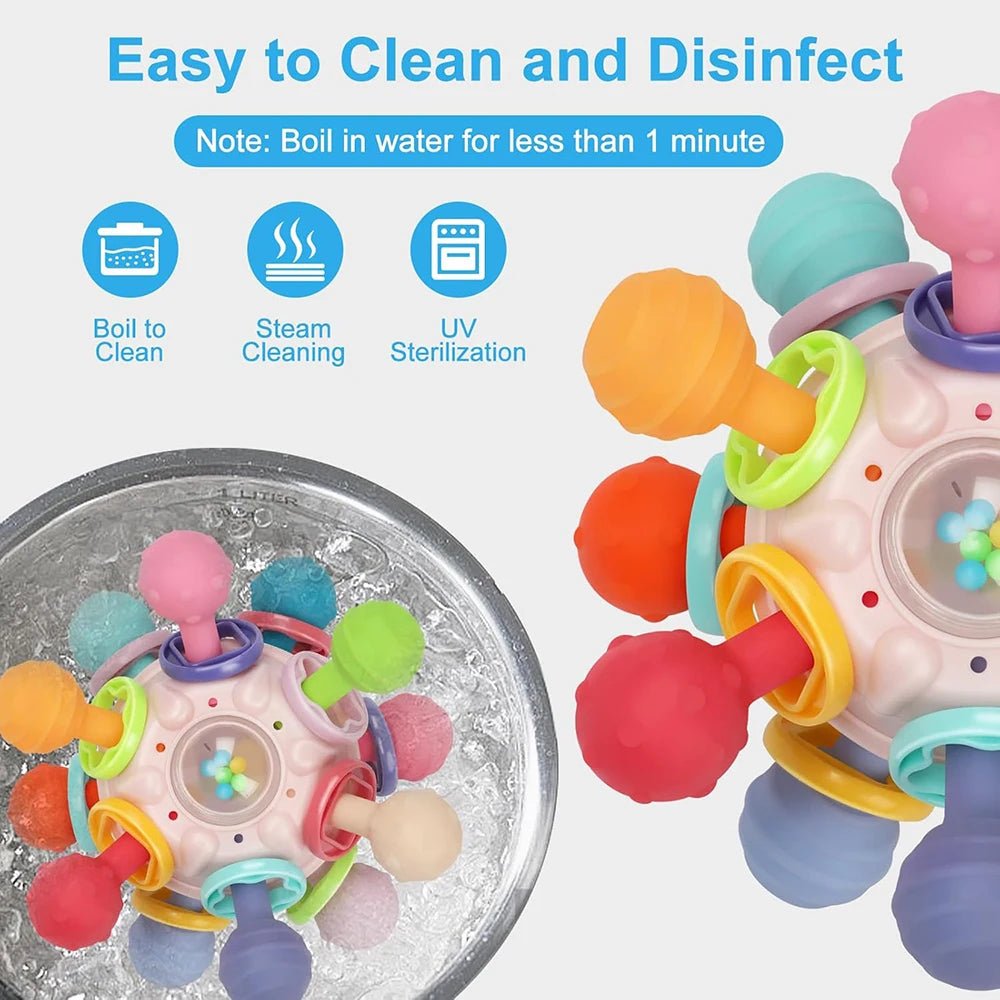 Montessori Silicone Pulling Toy - OctoCare