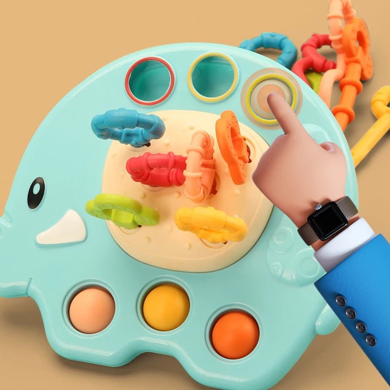 Montessori Silicone Pulling Toy - OctoCare