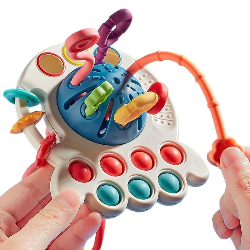 Montessori Silicone Pulling Toy - OctoCare