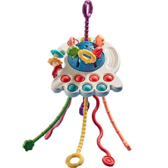 Montessori Silicone Pulling Toy - OctoCare