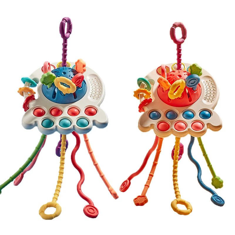 Montessori Silicone Pulling Toy - OctoCare
