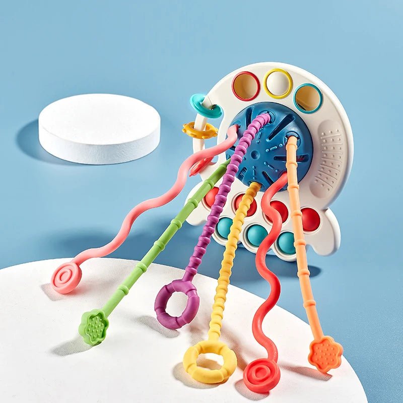 Montessori Silicone Pulling Toy - OctoCare