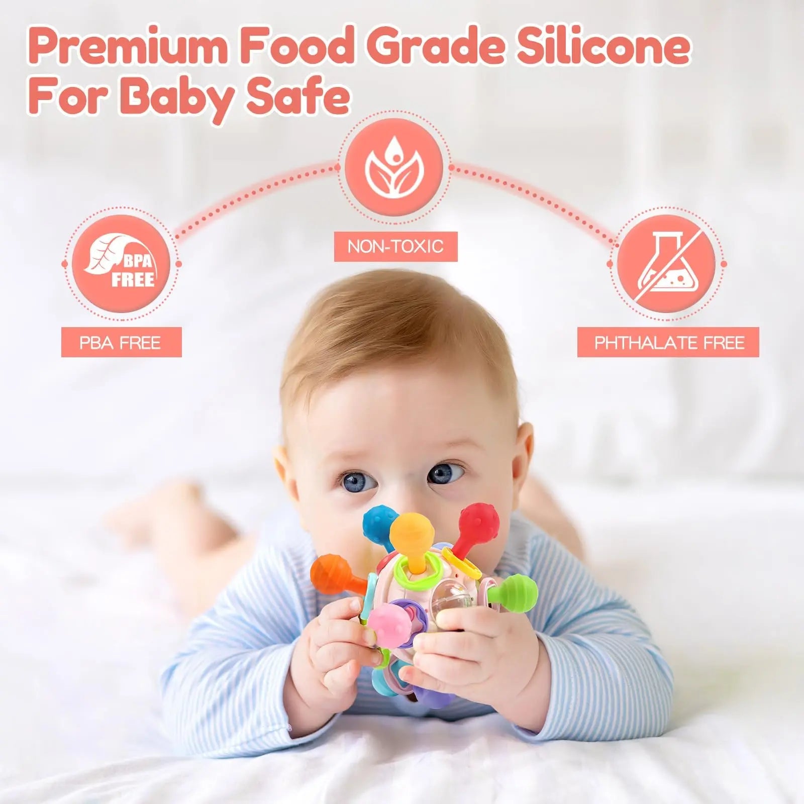 Montessori Silicone Pulling Toy - OctoCare