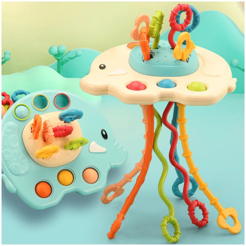 Montessori Silicone Pulling Toy - OctoCare
