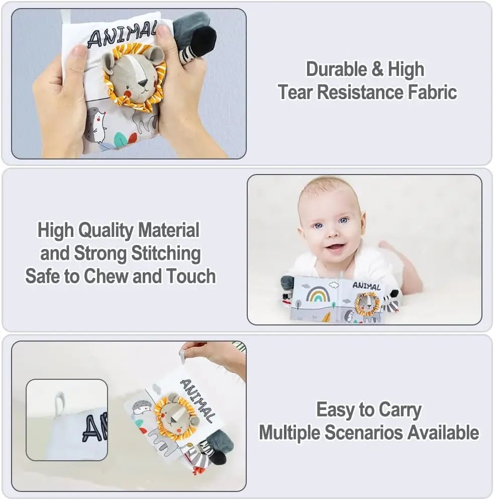 Montessori Soft Sensory Baby Book - OctoCare