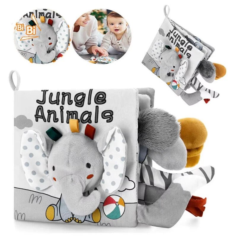 Montessori Soft Sensory Baby Book - OctoCare