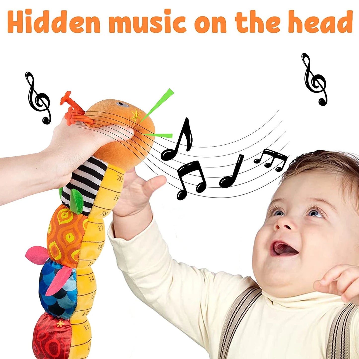 Montessori Stuffed Musical Crocodile - OctoCare