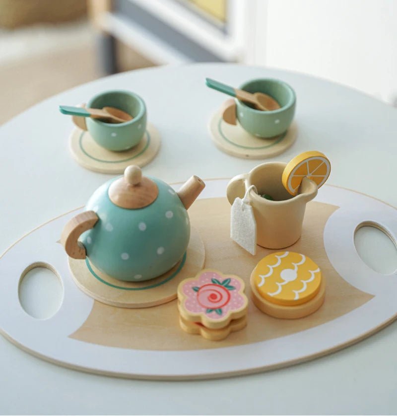 Montessori Wooden Afternoon Tea Set - OctoCare