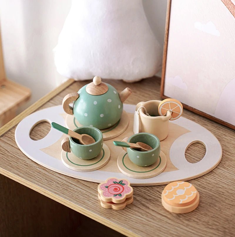 Montessori Wooden Afternoon Tea Set - OctoCare
