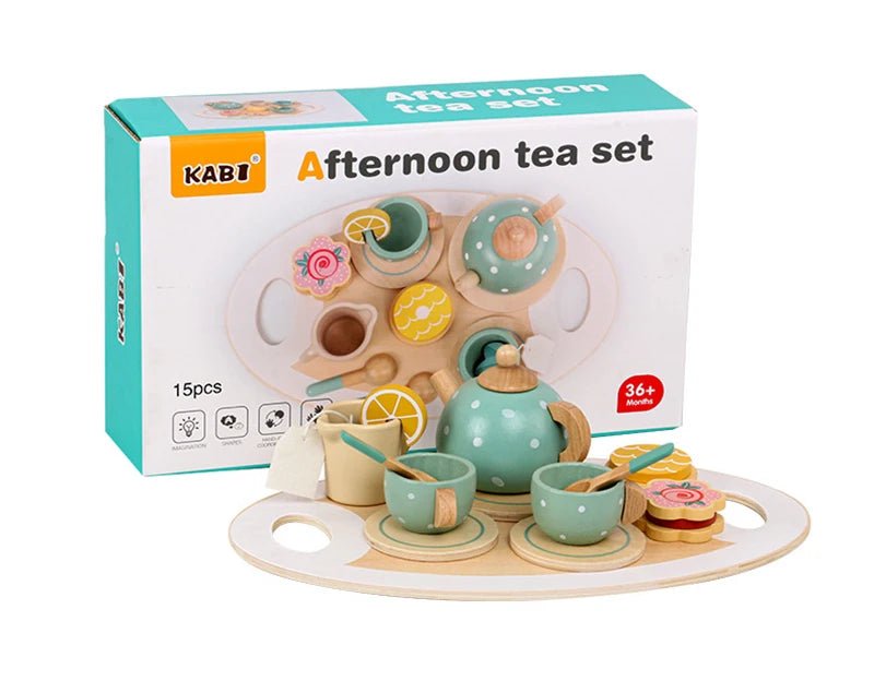 Montessori Wooden Afternoon Tea Set - OctoCare